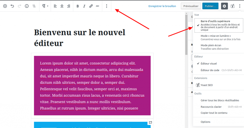 Comment utiliser Gutenberg, le nouvel éditeur de WordPress Comment utiliser Gutenberg, le nouvel éditeur de WordPress
