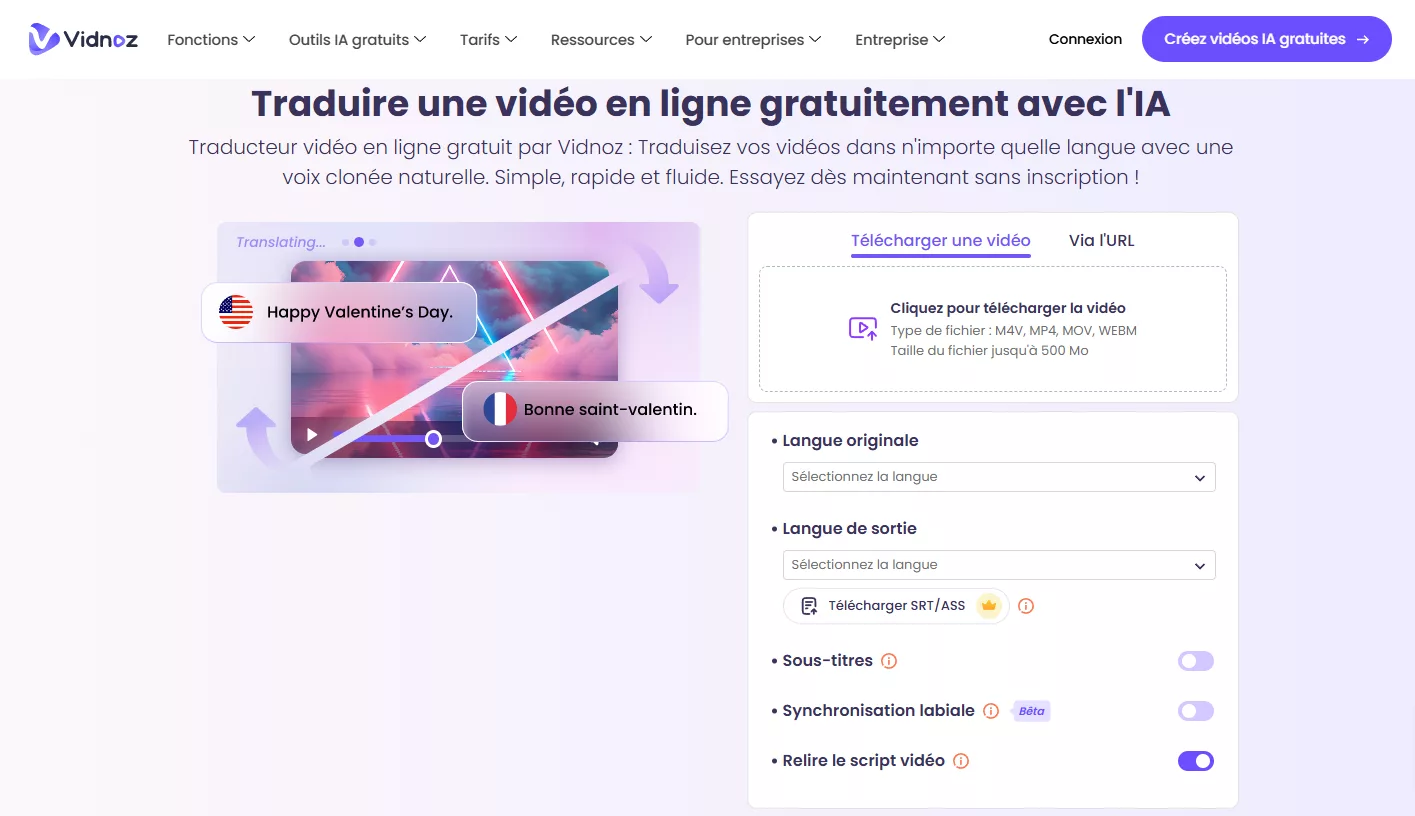 Traduction de vidéos YouTube : panorama des outils gratuits en ligne