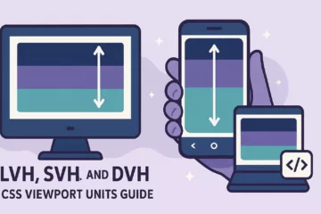Unités LVH, SVH et DVH : le guide CSS pour un viewport responsive parfait