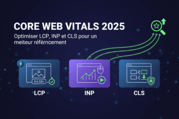 Core Web Vitals 2025 : optimiser LCP, INP et CLS pour un meilleur référencement
